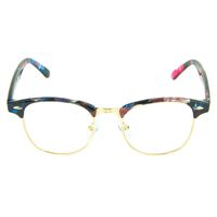 Cyxus Blue Light UV Blocking Computer Glasses Women Men, Anti Eye Strain Eyewear (M, 8056T15,Elegant Floral Print)