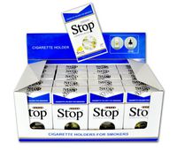 New and Improved Super Stop Disposable Cigarette Filters - 80 Packs (Blue)