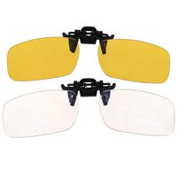 2Pcs DatingDay Clip on Blue Light Filter Blocking Glasses Office Computer Anti UV Strain Relief