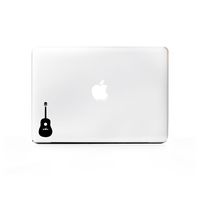 (2X) StickAny Laptop Series Acoustic Guitar Sticker for MacBook Pro, Chromebook, Surface Pro, and More (Black)
