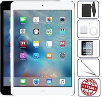 Apple iPad Mini 2 16GB,32GB,64GB,128GB - Wifi | Bundle Includes: Case, Tempered Glass, Stylus Pen, 1 Year Warranty (32GB, Space Gray) (Renewed)