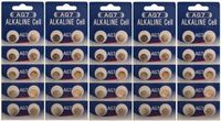 (50) New Powertron AG7 395 LR927 SR927 Watch Batteries