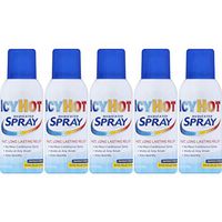 Icy Hot Maximum Strength Medicated Pain Relief Spray 3.7 Ounces (Value Pack of 5)