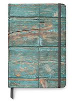 Wood Themed Designs UV Printed on PU Leather A5 Bullet Dotted Journal Notebook