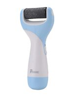 Pursonic Pedi Perfect Foot File Battery Operated Callus Remover Tool, 2 Roller heads included( 1 buffing roller & 1 Coarse roller)- Blue (blue)