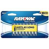Rayovac Alkaline AA Batteries, 815-16SCF, 16-Pack