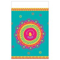 Diwali Festival of Lights Plastic Table Cover (1PC)