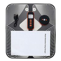 Alexsix EMS Foot Mat Massager, Circulation Feet Reflexology Deep Kneading Shiatsu Therapy Tool, Adjustable 6 Vibration Modes 9 Frequency Feet Muscle Massage Machine for Blood Circulation Improve