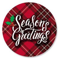 Plaid Greetings Envelope Seals- Set of 72 Holoiday Envelope Stickers