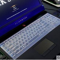 Waterproof Dustproof Transparent Silicone Keyboard Covers Protector guard for New 2015-2018 Alienware 17 R2 R3 R4 R5 AW17R2 AW17R3 AW17R4 AW17R5 17.3-inch