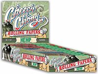 4 Packs Cheech and Chong 1 1/4 Hemp Cigarette Rolling Papers (50 Rolling Papers Per Pack) + Limited Edition Beamer Smoke Sticker. Used with Legal Smoking Herbs, Rolling Tobacco, Herbal Mixes