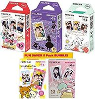 Fujifilm Instax mini Instant Film Bundle of 5 boxes,including disney 3 boxes of Mickey& Alice & Pooh