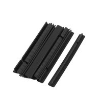 uxcell 10Pcs PCI Black Silicone Anti-dust Stopper/Plug For Protect Data Port Of PC