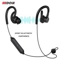 MIDOLA Sports Bluetooth Headphones, in-Ear Earbuds w/Mic, Waterproof IPX7, Deep Bass HiFi Stereo Sound, 6 Hours Play Time, Noice Cancelling for Running, Jogging, Cycling, Exercising, Workout