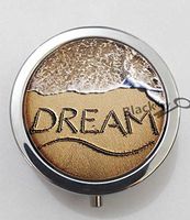 BlackKey Dream Beautiful Inspirational Word 3-Compartment Decorative Pocket Gift Box Case Organizer for Pill, Color 1 -1651