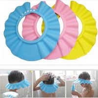 BESTIM HOT SALE Baby Kids Shampoo Bath Shower Cap Hat Wash Hair Shield