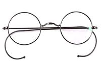 Agstum Blue Light Blocking Reading Glasses, Small Round Wire Rim Readers for Computer Use Anti-Glare Cut UV400 Clear Lens