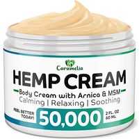 Hemp Cream for Pain Relief - 50,000 Hemp Extract Blend - Natural Pain Relief Cream for Joint, Muscle, Sciatica & Back Pain - Made in USA - Formulated with MSM, Emu Oil, Menthol & Omega 3-6-9