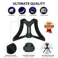 TooCool Back Brace Posture Corrector for Women and Men All Activities Outdoor, Indoor. Improve Your Posture Upper Back Pain Relief