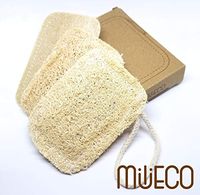 Natural Kitchen Loofah Sponge - Made of 100% Biodegradable and Compostable Loofah Plant by Milieco