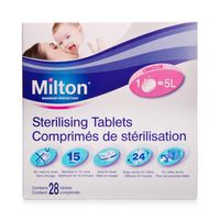 Milton Standard 24 Hour Steriliser Sterilising Tablet Protects for Germs 28 Pack