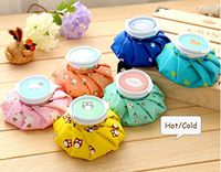 Zentto Ice Bag Hot and Cold Reusable for Relief from Sports Injuries Ice Bag Fever Travel Emergency Supplies-Random Color