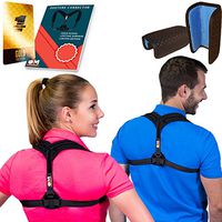Back Straightener Posture Corrector for Women & Men, Relieves Shoulders Pain, Corrects Slouching, Hunching & Bad Posture, Posture Brace for Women and Men, Chest (28"-48")