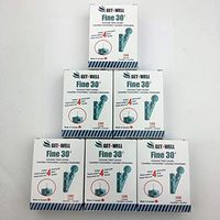 GET•WELL Fine 30g Universal Twist Lancets - Made in Canada ! Unique Quad Bevel Tip Offers Quick Healing & Less Pain ! (6)