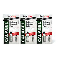 Calagel Maximum Strength Anti-Itch Gel, With Free 2-Ounce Tecnu Outdoor Skin Cleanser, 6-Ounce,  (Pack of 3)