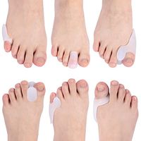 Toe Corrector,Toe Separators,Universal Size Correct Bunions and Restore Toes to Their Natural Shape for Pedicure Bunion Corrector Yoga