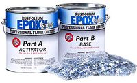 Rust-Oleum 304852 EpoxyShield Professional Floor Coating Kit, Dark Gray