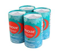 Pack of 4 Snoooze Natural and Herbal Supplement Sleep Drink Regular Strength with Valerian, Passionflower, Linden Flower, and Lemon Balm, 4.6 FL OZ