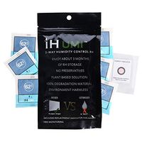 IHUMI Cigar Humidity Packs,62% RH Humidor Packs,2-Way Humidity Control Packs,for Tobacco,Cigars,Herbal,Flower,Wood Instruments,4 Gram-10 Pack