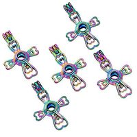5X Rainbow Color 3D Cross Pearl Cage Locket Pendant Essential Oil Diffuser Gift Prom Woman Bright Cute Stylish For gift Simple Elegant Jewerly Aesthetic