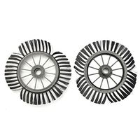 Ship from USA 360 Rotary Sweeper Hand Push Head for Dust Sweeping Manual Telescopic Floor Cleaner Mop Sweeper