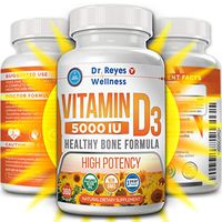 Vitamin D3 5000 IU Doctors Supplement | 360 Mini Softgels | Pure Organic Olive Oil | Non-GMO VIT D | Gluten Free | Healthy Muscle Function | Best Immune Support | Bone Joint Health | 1 Year Supply