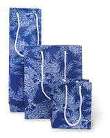 Boston International 6 Count Caskata Studio Gift Bags, Medium, Cedar Blue