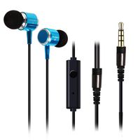 Super Bass Earbuds,Pocciol 3.5mm Stereo In-Ear Earphone Headphone Headset For Tablet MP3 (New-Blue)