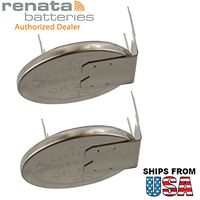 2X Renata CR2025RH-MFR 3V Lithium Coin Battery 3-PIN HORZ for PC CMOS Compaq CR2025-WR COMP-31-TP600 02K6502 02K6486 N7G05002 431436001 CMOS CR2025 IBM 600X Think Pad 600 600E