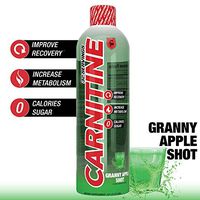 L-Carnitine Supplement (Granny Apple), Natural Energy, Memory, Focus, Brain Health, Max Strength, Weight Loss, Fat Loss, Safe, Healthy, Sugar Free, 0 Calories, Stimulant Free, Acetyl Carnitine