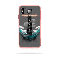MightySkins Skin Compatible with LifeProof SLAM iPhone Xs Max Case - Wave Anchor | Protective, Durable, and Unique Vinyl Decal wrap Cover | Easy to Apply, Remove, and Change Styles | Made in The USA