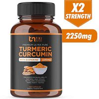 Organic Turmeric Curcumin with BioPerine, Ginger & Triphala 2250mg, 95% Curcuminoids. Maximum Potency, Joint Pain Relief, Healthy-Aging, Non-GMO, Gluten Free, Anti Inflammatory Supplement 120 Caps