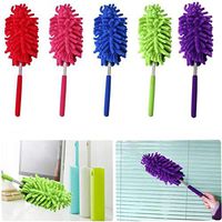 Samifa Durable Adjustable Handle Length Dust Brush Feather Duster Feather Dusters