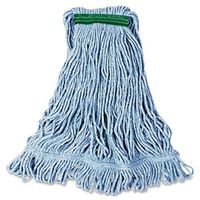 Rubbermaid Commercial Super Stitch Blend Mop, Medium, Blue, FGD21206BL00
