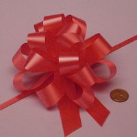 Red Pull String Bow, 4"