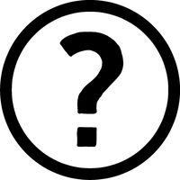 hBARSCI Question Mark Vinyl Decal - 5 Inches - for Cars, Trucks, Windows, Laptops, Tablets, Outdoor-Grade 2.5mil Thick Vinyl - Black