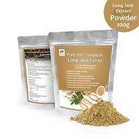 Standardized Herbal Extract Pure 200:1 Tongkat Ali Long Jack Eurycoma longifolia Root Extract Eurycomanone Bio-Active Phytonutrient 100g Effective Men Performance Testo Endurance Immunity