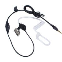 Vanstalk Cell Phone Earpiece with Mic, Hands Free Anti-Radiation Air Tube Headset for iPhone ipad Samsung LG HTC and Most Smartphones with 3.5mm Headset Jack.(VT-D1A31)