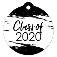 Big Dot of Happiness Black and White Grad - Best is Yet to Come - Black and White 2020 Graduation Party Favor Gift Tags (Set of 20)