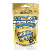 Grether’s Pastilles Original Formula for Dry Mouth and Sore Throat Relief, Blackcurrant, 3.4 oz. Box